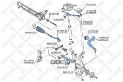 ����������� ��������� ������� ������� ������ ! Audi A4/S4/Allroad/A5/Q5 08 Stellox ���. 7701523SX 7701523SX ����