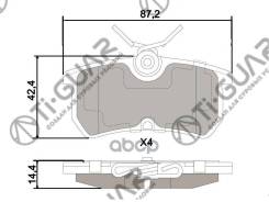 ��������� ������� ������� /������ �������� 4�� /TI-GUAR ��� FORD Focus I 1998-2004 /Fiesta 2005-; TG-0120 PN0120 1075565 1107698 FORD Focus I 98-04/Fi...