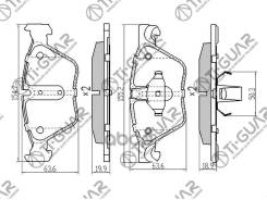 ��������� ������� �������� /�������� �������� 4�� /TI-GUAR ��� BMW 5 F10, F11 2010-2016; TG-0545 PN0545 34116775310 34118847064 Ti-Guar ���. TG-0545 T...