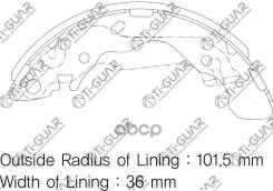 ��������� ������� /������ �������� 4�� /���������� /TI-GUAR ��� Hyundai Santa FE 2004-2012, Sonata 1998-2004, XG 1998-2004, KIA SOUL 2008-; TG-11189 5...
