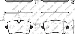 ��������� ������� �������� /������ �������� 4�� /TI-GUAR ��� AUDI A6 (4G2, C7) 2015-2018, A6 Avant (4G5, C7) 2013-2017, A7 2010-; TG-1478 PN0478W 4G06...