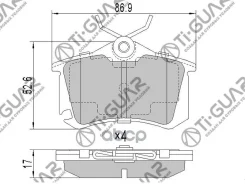 ��������� ������� �������� /������ �������� 4�� /TI-GUAR ��� Skoda Octavia 1997- Yeti 2009- Audi A4 2001-2008 A6 1997-2005; TG-1973 1607083280 PN0019W...