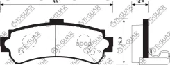 ��������� ������� �������� /������ �������� 4�� /TI-GUAR ��� Nissan Almera 1999-2006, Pulsar 1995-2001, Sunny 1994-2000; TG-2357 PN2357 440600M890 098...