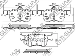 ��������� ������� TG-3233/PN0666* Ti�GUAR FORD Galaxy/S-MAX/Mondeo 15- ������ ����. bp52010/pn0666/0986494839/2018�449/2110582/2211284/2247444/23�6729...