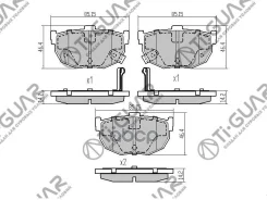 ��������� ������� �������� /������ �������� 4�� /TI-GUAR ��� KIA Cerato 2004-; TG-3368 MN-127M D1087M01 A263WK 44060A1690 AY060NS805 4406090E90 098642...