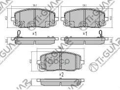 ��������� ������� �������� /�������� �������� 4�� /TI-GUAR ��� KIA Picanto 2004-, Hyundai I10 2007-; TG-3369 PN0438 581011JA60 5810107A00 5810107a00/5...