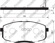 ��������� ������� �������� /�������� �������� 4�� /TI-GUAR ��� Hyundai Creta 2015-2021, I30 2007-2012, Kia Ceed 2007-2012; TG-3450 BP10373 581010QA00...