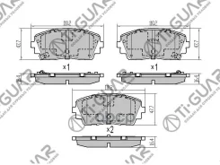 ��������� ������� �������� /�������� �������� 4�� /TI-GUAR ��� KIA Picanto 2011-; TG-3535 PN0580 58101A3A10 581011YA00 Ti-Guar ���. TG-3535 TG3535 ���...