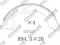 ��������� ������� /������� ������� �������� 4 �� /TI-GUAR ��� Hyundai Genesis 2008-2014, Equus 2009-2012, Santa FE, Kia Quoris 2011-2014; TG-4521 FN06...