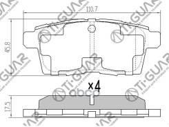 ��������� ������� �������� /������ �������� 4�� /TI-GUAR ��� Mazda CX7/9 2006-2013, MPV 2006-2016; TG-5814 PN5814 EHY42643Z L2Y72648Z Mazda CX7/9 06-1...