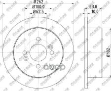 ���� ��������� /������ /TI-GUAR ��� Hyundai Accent 2005-2010, GETZ 2002-2009, I20 2008-, KIA RIO II 2005-2011; 262/10��; TG-584111C800 584111G300 RN17...