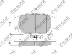 ��������� ������� �������� /�������� �������� 4�� /TI-GUAR ��� Lexus RX300 2001-2003, MCU15 2001-2003, Toyota Harrier CU1W 2001-2003; PN1481 TG-678 04...