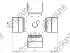 ���������� /TI-GUAR ��� Mitsubishi Canter; 31.75*102; TG-CJCS020; (TM-175 GUM-75) MB000154 31.75*102 Mitsubishi Canter Ti-Guar ���. TG-CJCS020 TGCJCS0...