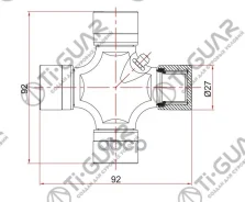 ���������� /TI-GUAR ��� BT-50 1992- Pathfinder R51; 27*92; TG-CJCS040; (GUMZ-16 ) SA682506XA STSA682506X 2792 MZ BT-50/NI Pathfinder R51 Ti-Guar ���....