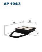 AP 104/3 ������ ����� ap1043 Filtron AP1043 ����