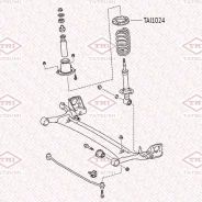 ��������� ������� /������ ������� /Tatsumi /Toyota Corolla 1991-; TAI1024 TAI1024 ����