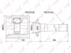 ���� ���������� ����� ���� Lynxauto [CI3731] CI3731 ����
