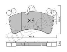 ������� ��������� �������� �������� VW Touareg 4.2/5.0 02 [178Metelli2206540] 2206540 ����