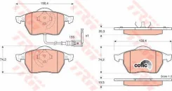 ������� ��������� �������� �������� AUDI A3/TT Coupe, Skoda Octavia �00~ON, V/W Beetle [178Trwgdb1403] GDB1403 ����