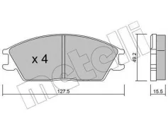 ������� ��������� �������� �������� Hyundai GETZ (2002)/ Honda Accord III [178Metelli2200810] 2200810 ����