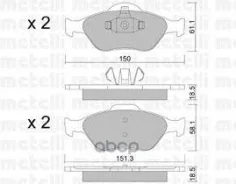 ������� ��������� �������� �������� FORD Fusion (02)/ Mazda2 (03-06) [178Metelli2203160] 2203160 ����