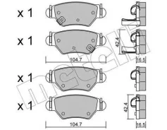 ������� ��������� ������ �������� �������� OPEL Astra G / Zafira 01 [178Metelli2202590] 2202590 ����