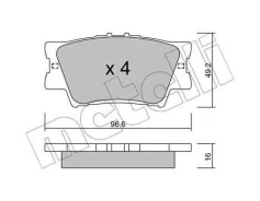 ������� ��������� ������ �������� �������� Toyota Camry V40/ RAV 4 [178Metelli2207490] 2207490 ����