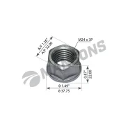 ����� ��������� M24x3 H=22 Mansons 900.100 900100 ����