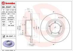���� ��������� LAND 08534711 Brembo 08534711 ����