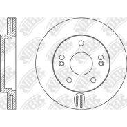 ���� ��������� ����� Hyundai 51712-1F000 Nibk RN1174 Tucson 06-/i30 09-/Sportage 04-(DF4283) D=280 RN1174 ����