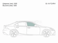 ������ ������� �������� Lexus IS III 250/350 14-, Lexus IS250, Lexus IS350, ������ �������� IS14 ����
