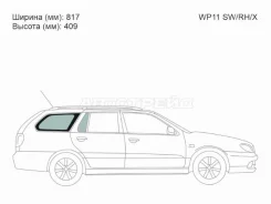 ������ ������ ������� (�� ��������) Nissan Primera, Nissan Primera #P11 95-01 5D Wagon, Nissan Primera Wagon, ������ WP11 ����