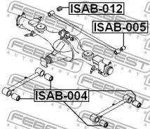 ����������� ������ ���������� ���� ��� ����, ��� Febest [ISAB005] ISAB005 ����