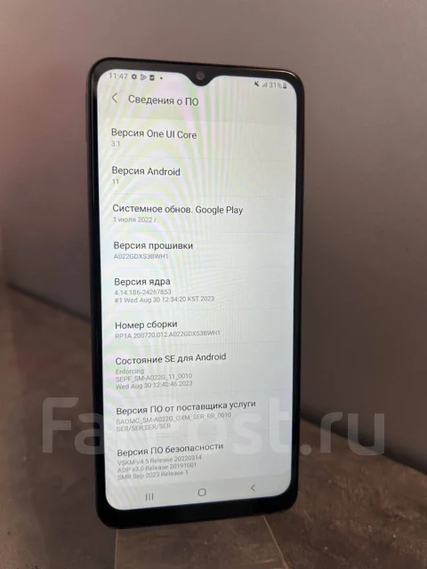 Samsung Galaxy A02. �/�, 32 ��, �����, 3G, 4G LTE, Dual-SIM ����