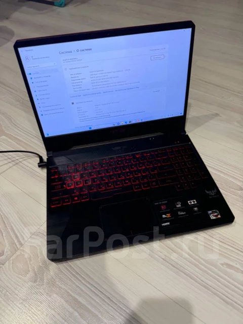 Asus TUF Gaming FX505DY. 15.6", 2,1����, ��� 6 ��, ���� 1 024��� ����