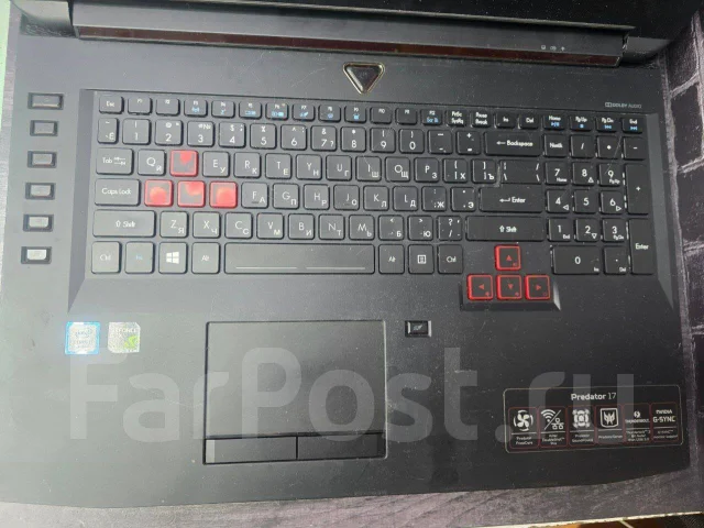 Acer Predator Triton 17 X. 17.3", ��� 16 ��, ���� 1 250���, WiFi: 1, Bluetooth: 1, ����������� �� 4��. ����
