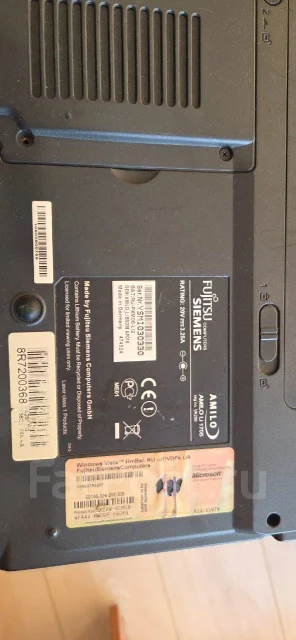 Fujitsu Siemens Amilo Li 1705. 15.4", 1,6����, ��� 1024 ��, ���� 120���, WiFi: 1, Bluetooth: 1, ����������� �� 1��. ����