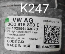���������� ������������ Volkswagen Tiguan 2021 K247 3Q0816803E ����