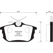 ������� ��������� �������� Volvo S40 all 95-04 SP1531 Sangsin Brake SP1531 SP1531 ����