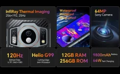 Oukitel WP21 Ultra. �/�, 256 ��, ������, ������, 4G LTE, Dual-SIM ����