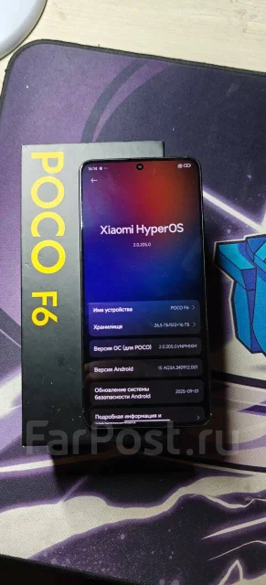 Xiaomi Poco F6. �/�, 512 ��, ������, 4G LTE, 5G, Dual-SIM, NFC ����