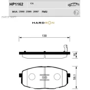 ������� ��������� �������� �����:Hardron Sangsin Brake HP1162 HP1162 ����