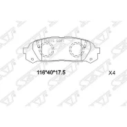 ������� ��������� (�����) Toyota Crown 95-01 / Mark II 96-00 SAT ST-04466-22170, ������ ST0446622170 ����