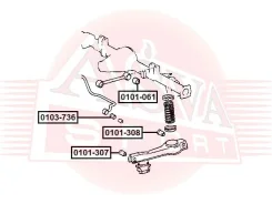 ����������� ������� ������ Toyota Hilux #ZN13# ASVA 0101-061 0101061 ����