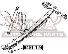 ����������� ������ ������� Mitsubishi Mitsubishi L200 K74T/K75T 1996-2005 ASVA 0401-124 0401124 ����