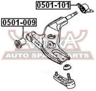 ����������� ������ ��������� ������ Mazda Mazda 323 BA 1994-1998 ASVA 0501-101 0501101 ����