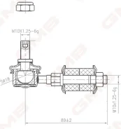 ������ ������������� MI Airtrek CU2W 05-, Mirage 87- GMB 10080620 10080620 ����