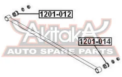 ����������� ������ ���������� ���� KIA KIA Sorento 2002-2009 ASVA 1201-012 1201012 ����