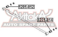 ����������� ������ ���������� ���� KIA KIA Sorento 2002-2009 ASVA 1201-014 1201014 ����