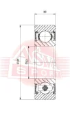 ��������� ������������� 12x32x10 Nissan ASVA AB123210 AB123210 ����